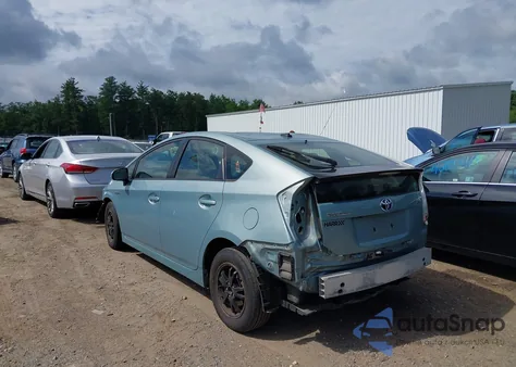 2012 Toyota Prius Three from USA, damaged, VIN JTDKN3DU2C1515976